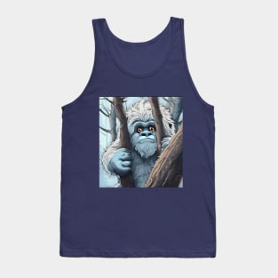 awkward yeti inspired afraid Yeti Tank Top